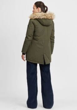 OXMO Parkas Winterparka Acta Dames Olijfgroen -Dameskleding Verkoop Winkel e603322c1bee5eb57ba8c53b9f911fee