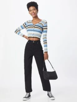 WAREHOUSE Straight Regular Jeans Dames Zwart -Dameskleding Verkoop Winkel e638285da9613ac1865822fad214f588