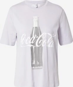 ONLY T-shirts Shirt COCA COLA Dames Pastellila