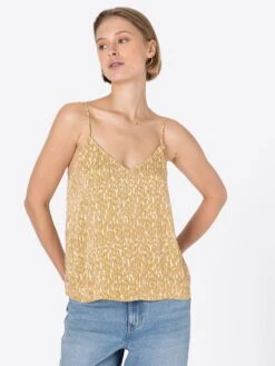 Second Female Spaghetti Tops Top Dames Geel -Dameskleding Verkoop Winkel e79bfba81068a56cca67c950f57d5aab