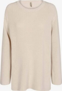 Soyaconcept Basic Truien Trui Dames Sand