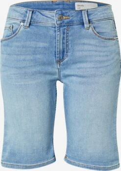 ESPRIT Denim Shorts Slimfit Jeans Dames Blauw