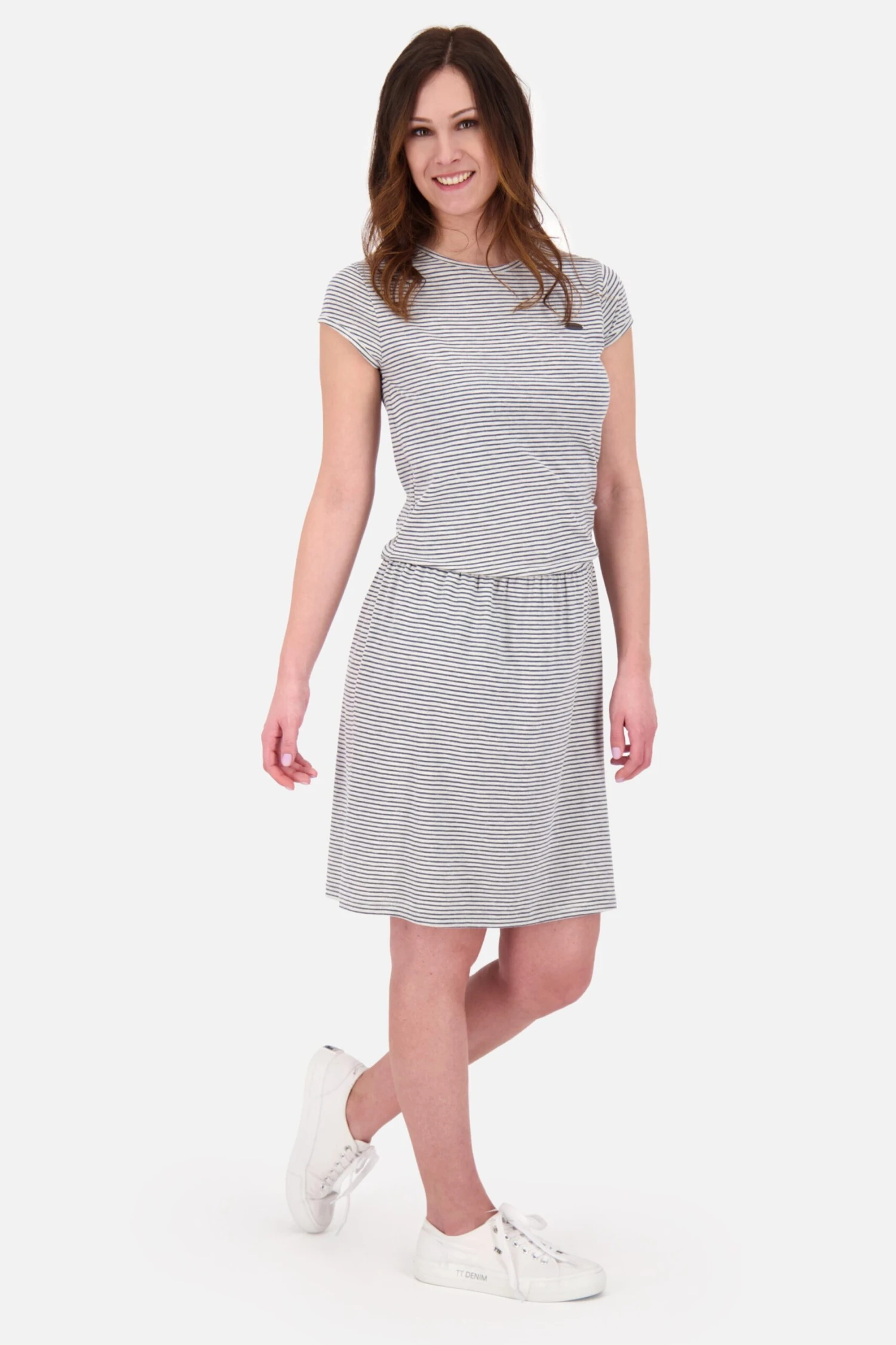 Zomerjurken Zomerjurk ShannaAK Dames Donkerblauw / Wit 7 Zomerjurken Zomerjurk ShannaAK Dames Donkerblauw / Wit - Afbeelding 5