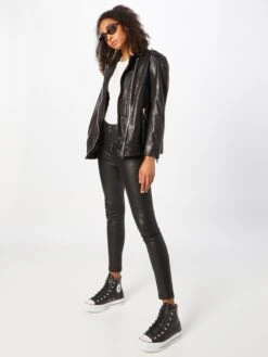 GIPSY Leren Jassen Tussenjas Yari Dames Zwart -Dameskleding Verkoop Winkel eb39685ba7ebe8d575a4508b11a1badb