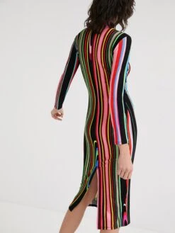 Desigual Midi Jurken Jurk Dames Zwart -Dameskleding Verkoop Winkel ec8dd01cf4d9c1cdc4bc954ce6f5a962