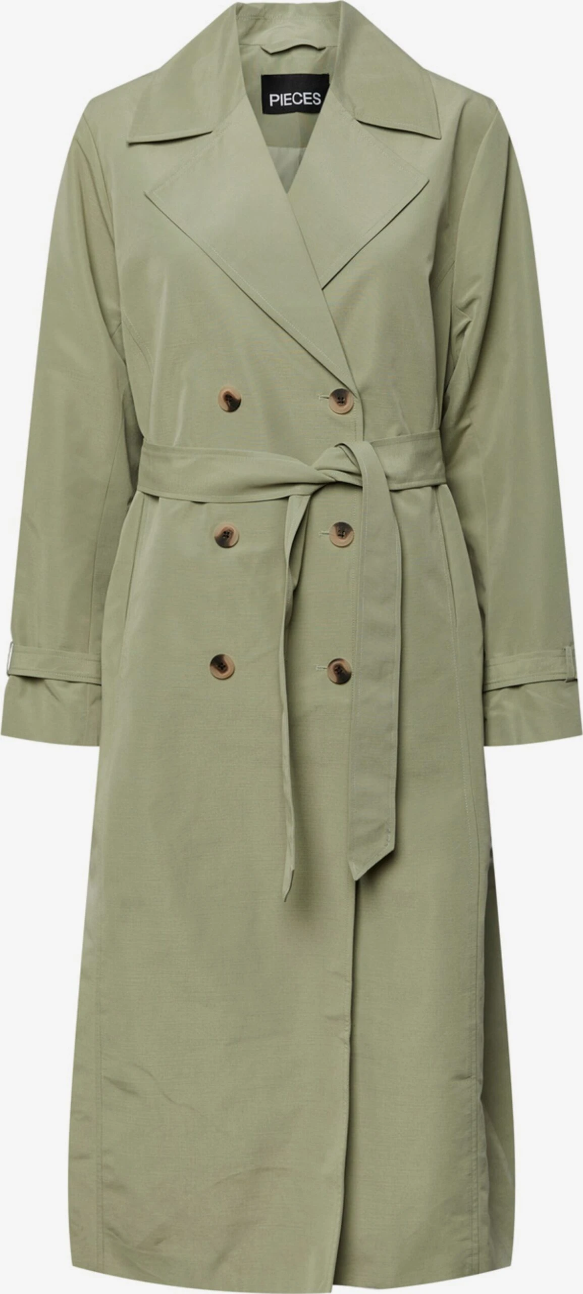 Pieces Trenchcoats Tussenmantel Taya Dames Grijs 3 Pieces Trenchcoats Tussenmantel Taya Dames Grijs