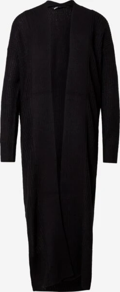 ONLY Lange Vesten Gebreide Mantel Matilda Dames Zwart