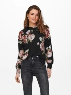 ONLY Hoodies Trui ELCOS EMMA Dames Zwart 10 ONLY Hoodies Trui ELCOS EMMA Dames Zwart -Dameskleding Verkoop Winkel ef5e1023c77c081a6ea6f04ab4dacbe5