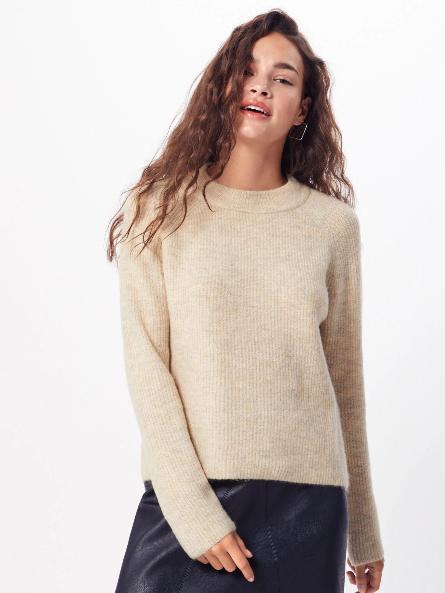 Pieces Fijngebreide Truien Trui Ellen Dames Crème 5 Pieces Fijngebreide Truien Trui Ellen Dames Crème - Afbeelding 3