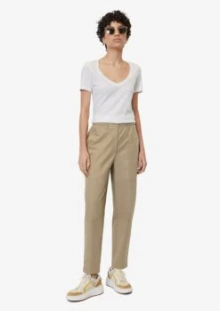 Marc O'Polo T-shirts Shirt Dames Wit Gemêleerd -Dameskleding Verkoop Winkel f0795ccb3f678100f16390460ec3e52f