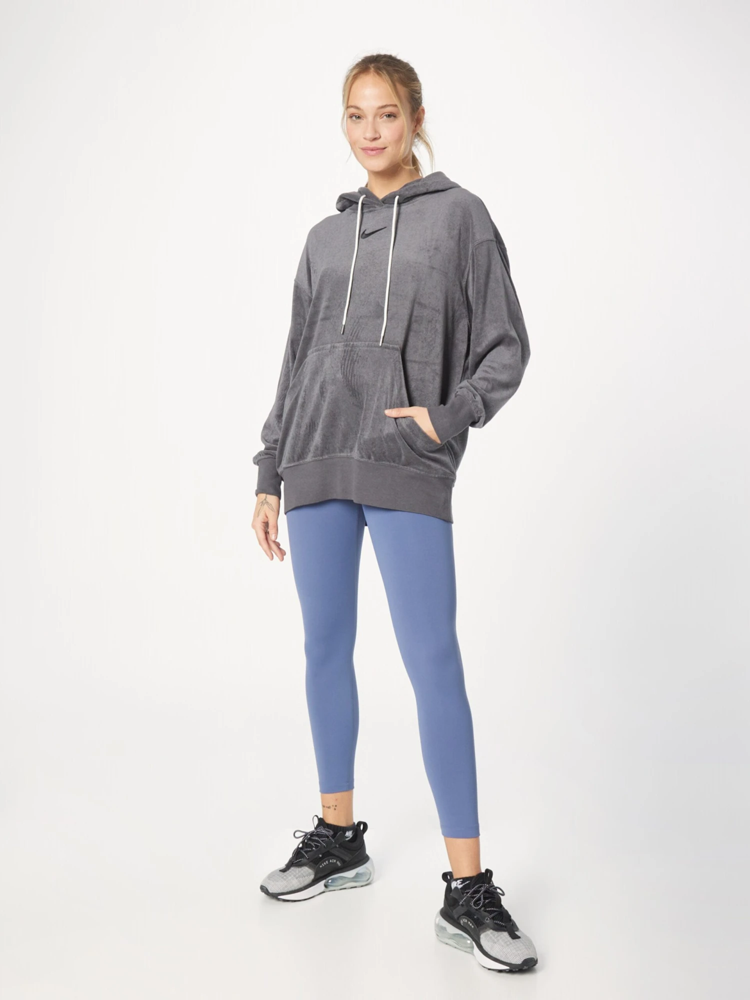 Nike Sportswear Hoodies Sweatshirt Dames Antraciet / Donkergrijs 7 Nike Sportswear Hoodies Sweatshirt Dames Antraciet / Donkergrijs - Afbeelding 5
