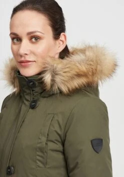 OXMO Parkas Winterparka Acta Dames Olijfgroen -Dameskleding Verkoop Winkel f1014c45814551d9a5c0b4568f550533