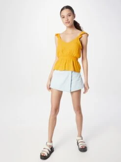 About You Uitgaanstops Top Lillian Dames Goudgeel -Dameskleding Verkoop Winkel f12841a36230fbe8193b63c0b4dccd40