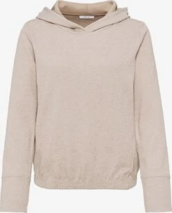 OPUS Hoodies Trui Gabun Dames Beige Gemêleerd