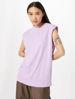 URBAN CLASSICS Mouwloze Shirts Top Dames Pastellila -Dameskleding Verkoop Winkel f39ace14d1eee369988630d9314f9e51