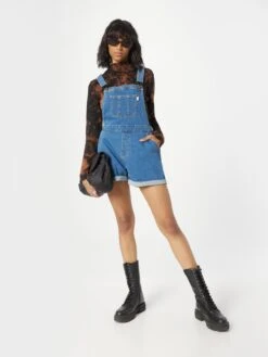 URBAN CLASSICS Tuinbroeken Regular Tuinbroek Jeans Dames Blauw -Dameskleding Verkoop Winkel f68d2fd455bd3289f4601c5e22ed2779