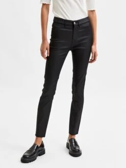 Selected Femme Jeans Skinny Jeggings Gaiamaya Dames Zwart -Dameskleding Verkoop Winkel f707c5690276dbcd1f4f544e38d31cd5