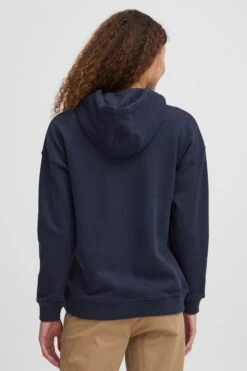 OXMO Hoodies Trui Colisa Dames Blauw -Dameskleding Verkoop Winkel f72ce7f33fa3818f820933efdd8e6024