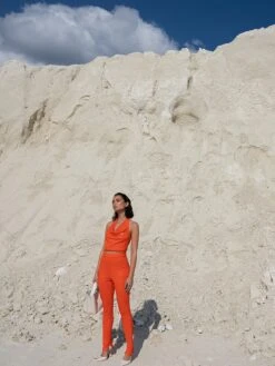 NA-KD Uitgaanstops Top Dames Donkeroranje -Dameskleding Verkoop Winkel f8472b5623088fa48ff45dca13465f1d