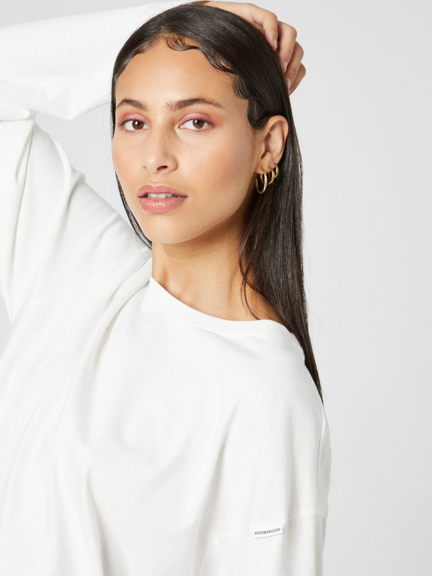 Longsleeves Shirt Cami Dames Wit 4 Longsleeves Shirt Cami Dames Wit - Afbeelding 2