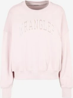 Wrangler Sweatshirts Sweatshirt Dames Rosa