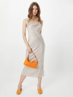 Midi Jurken Jurk Alena Dames Beige / Grijs -Dameskleding Verkoop Winkel f916691a838b30256538fca95d416b78