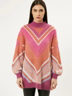 Lange Truien Trui Dames Gemengde Kleuren -Dameskleding Verkoop Winkel f91f779704409d5ef98f98cab27b4736