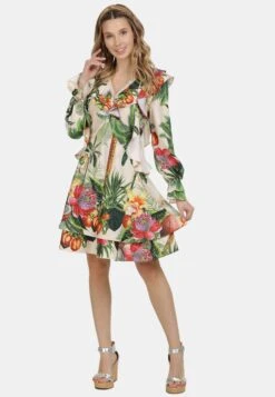 IZIA Zomerjurken Zomerjurk Dames Beige -Dameskleding Verkoop Winkel f960c2f6ccc0ca8da9cefcc77556a490