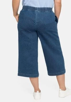Sheego Denim Shorts Wide Leg Jeans Dames Blauw -Dameskleding Verkoop Winkel f989c4a8370a0a4461d0afd660a36c19