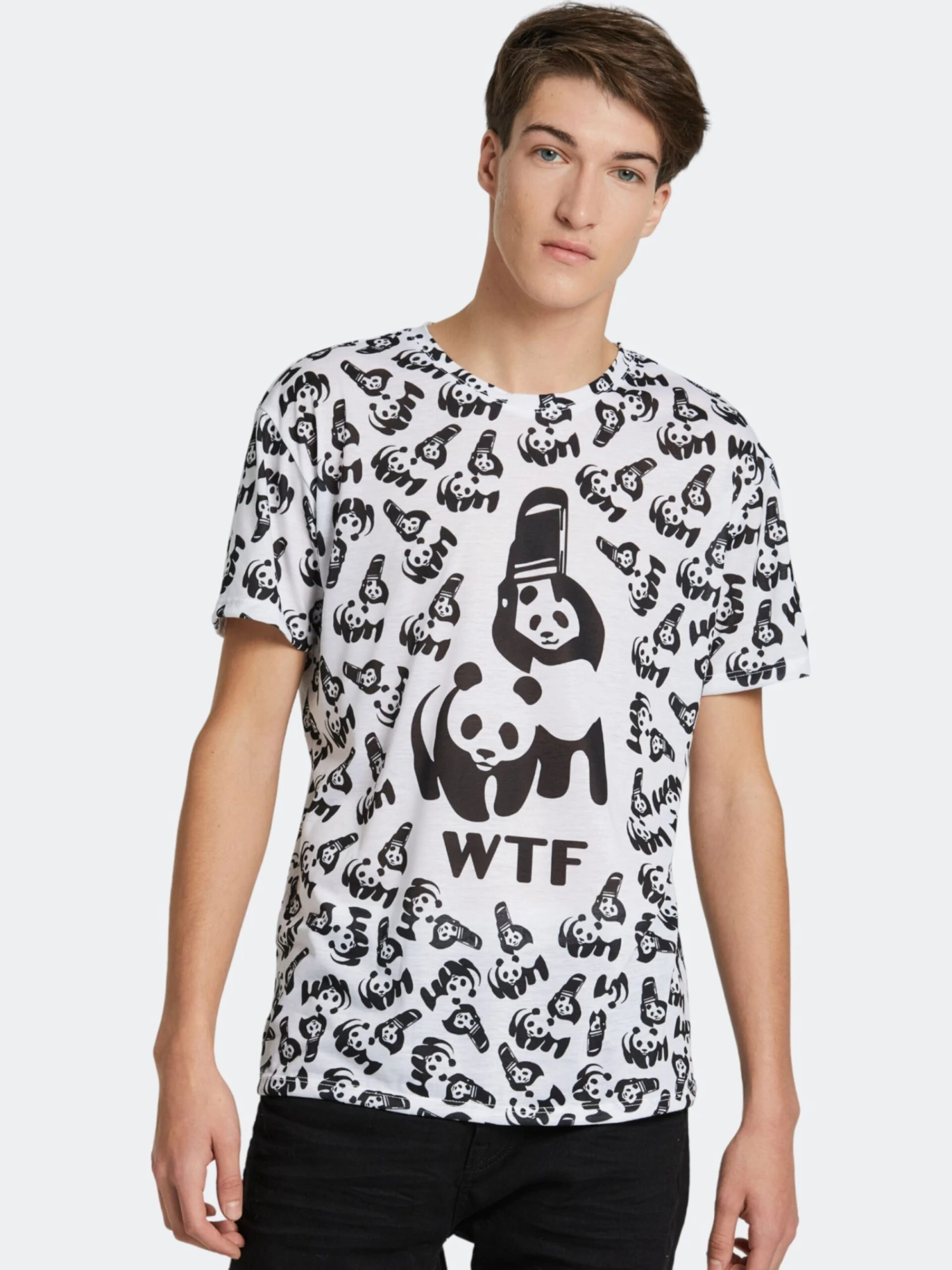 Mr GUGU & MISS GO T-shirts Shirt WTF Dames Wit 4 Mr GUGU & MISS GO T-shirts Shirt WTF Dames Wit - Afbeelding 2