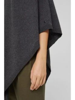 ESPRIT Ponchos & Kimonos Cape Dames Grafiet -Dameskleding Verkoop Winkel fc4fe1c3e9be86af148d2547e26b5ccb