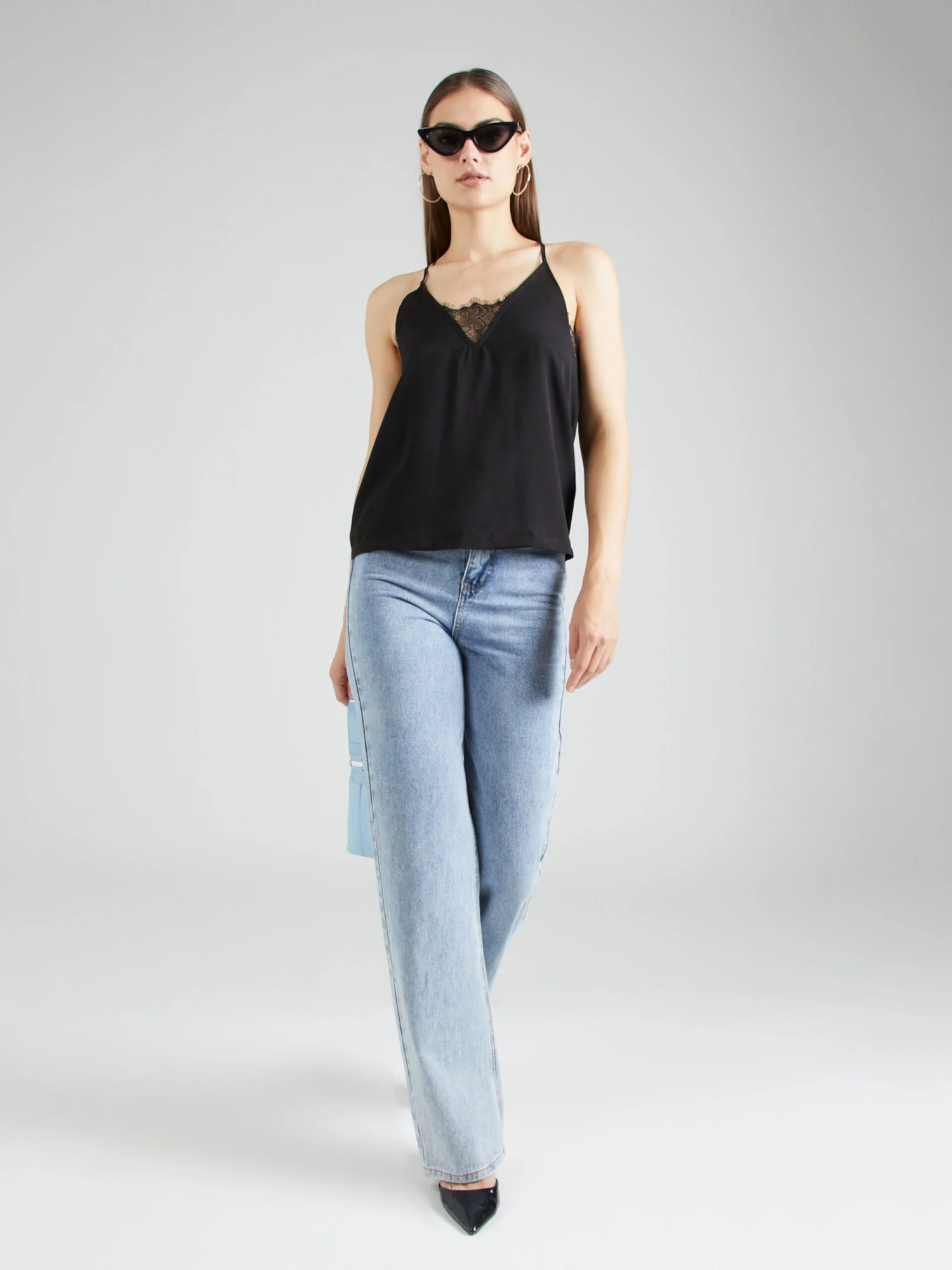 About You Kanten Tops Top Daline Dames Zwart 7 About You Kanten Tops Top Daline Dames Zwart - Afbeelding 5